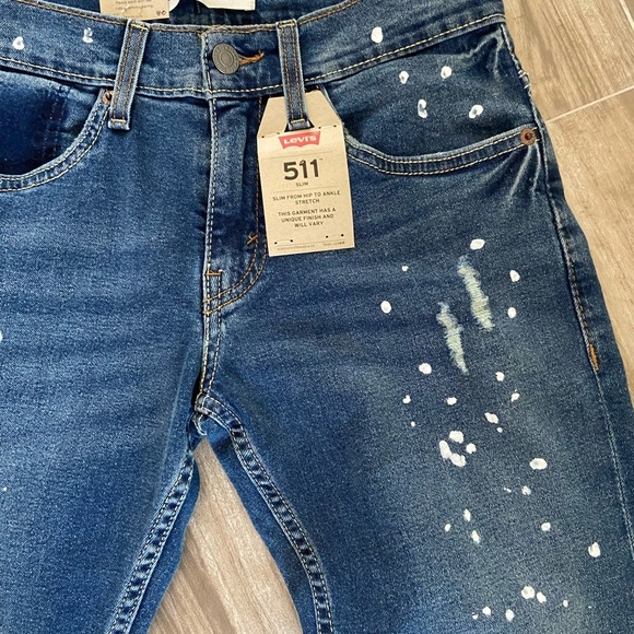 Levi’s 511 junior slim jeans with unique finish - Picture 3 of 13